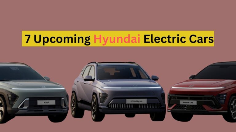 Top 7 Upcoming Electric Cars from Hyundai in 2023-24