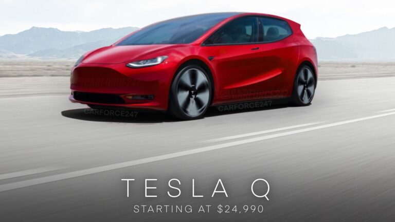 Tesla Model Q: New Electric Hatchback, Priced at $25,000