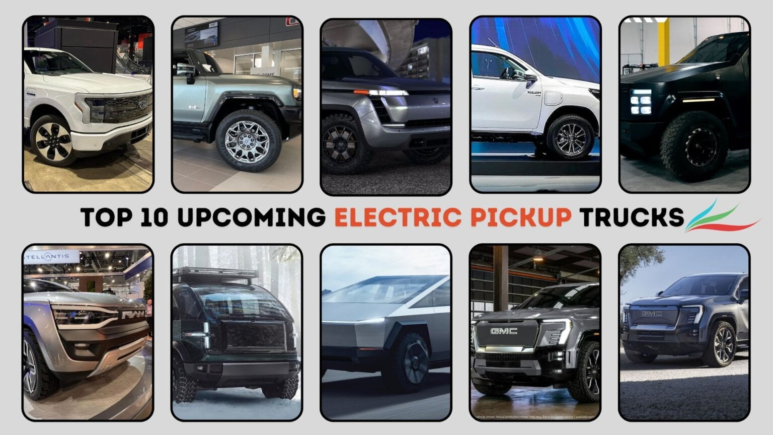 Top 10 Upcoming Electric Pickup Trucks For 2023-24