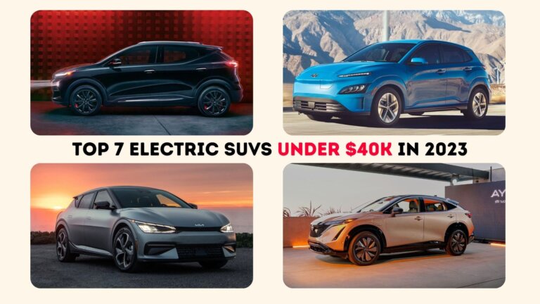 Top 7 Electric SUVs Under $40K in 2023
