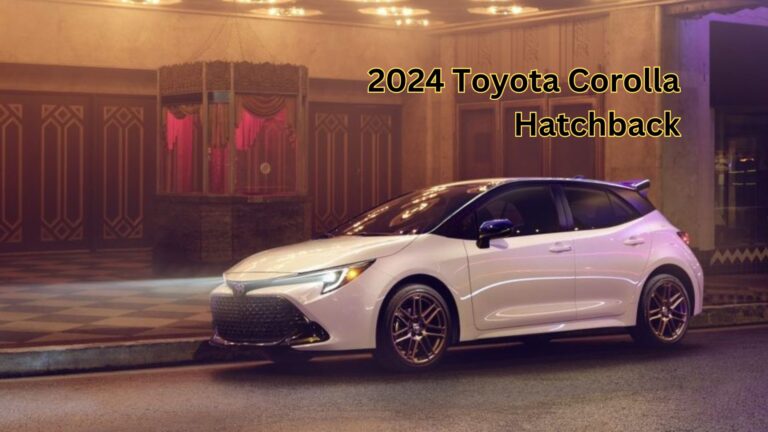2024 Toyota Corolla XSE Hatchback- Price, and Performance